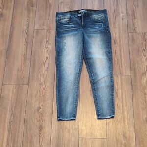 Democracy Faded Blue Ankle Jeans